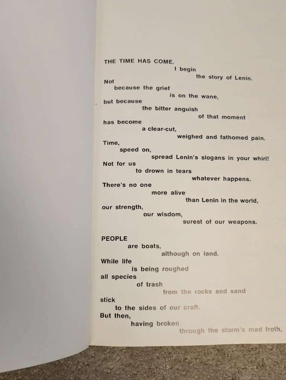 Vladimir Mayakovsky's poem 